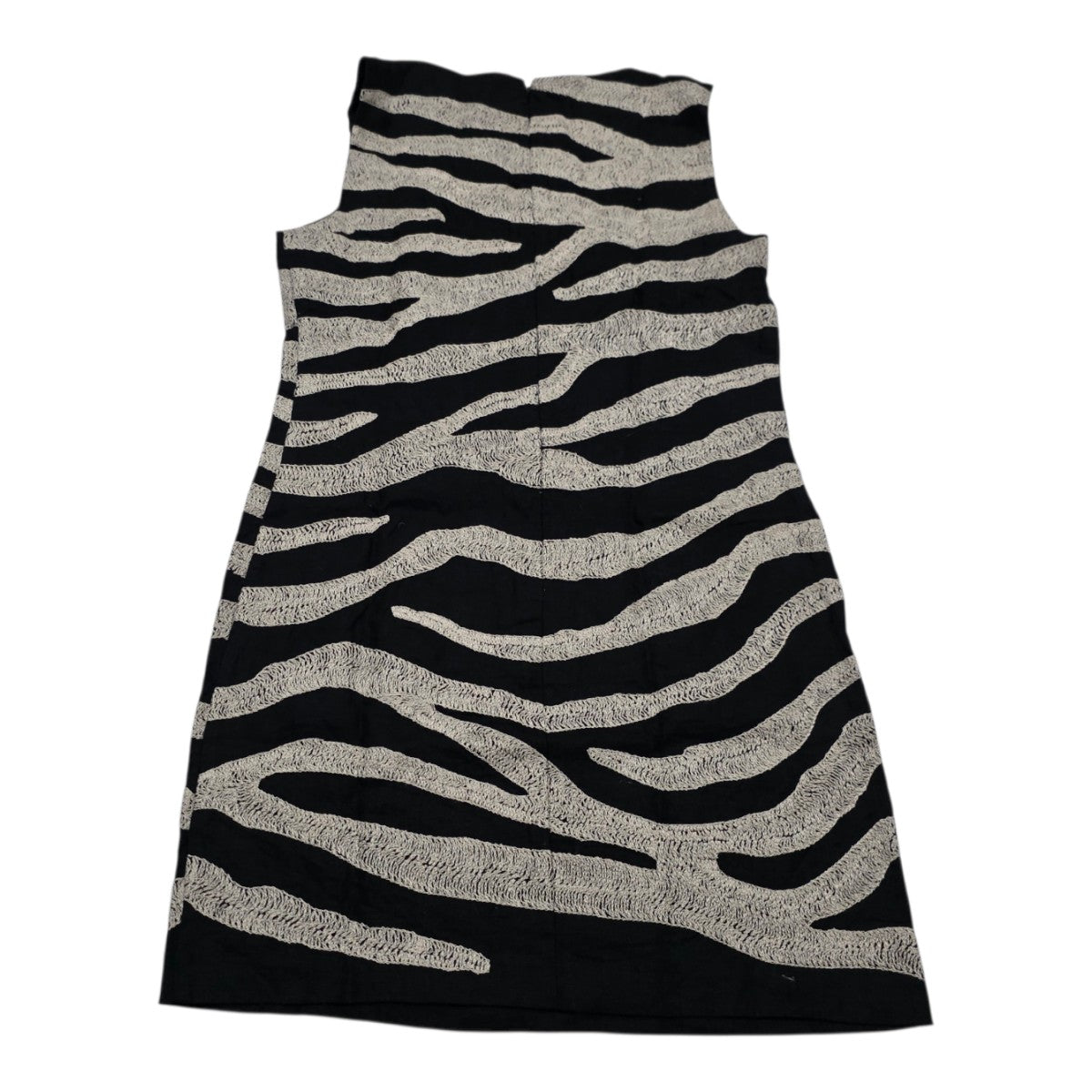 Vestido Ralph Lauren De Mujer Talla Chica D Lino Negro/beige