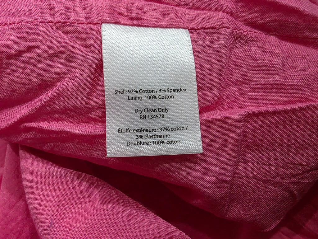 Vestido Strapple Vineyard Vines Talla 4 Rosa Caracoles
