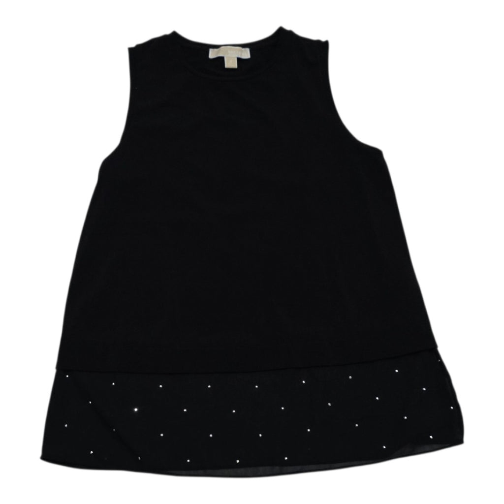 Blusa Michael Kors De Mujer Talla Chica Brillos Sin Mangas