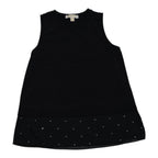 Blusa Michael Kors De Mujer Talla Chica Brillos Sin Mangas