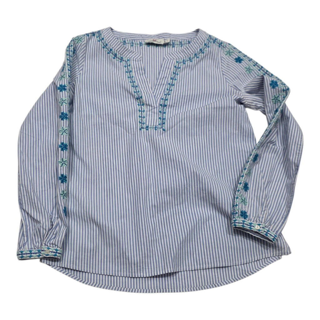 Blusa Vineyard Vines De Mujer Talla 4 Azul Rayada