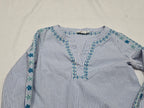 Blusa Vineyard Vines De Mujer Talla 4 Azul Rayada