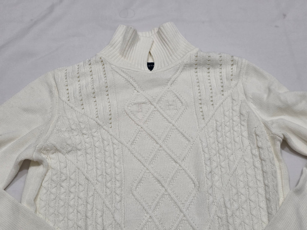 Sueter Tommy Hilfiger De Mujer Talla Chica Color Beige