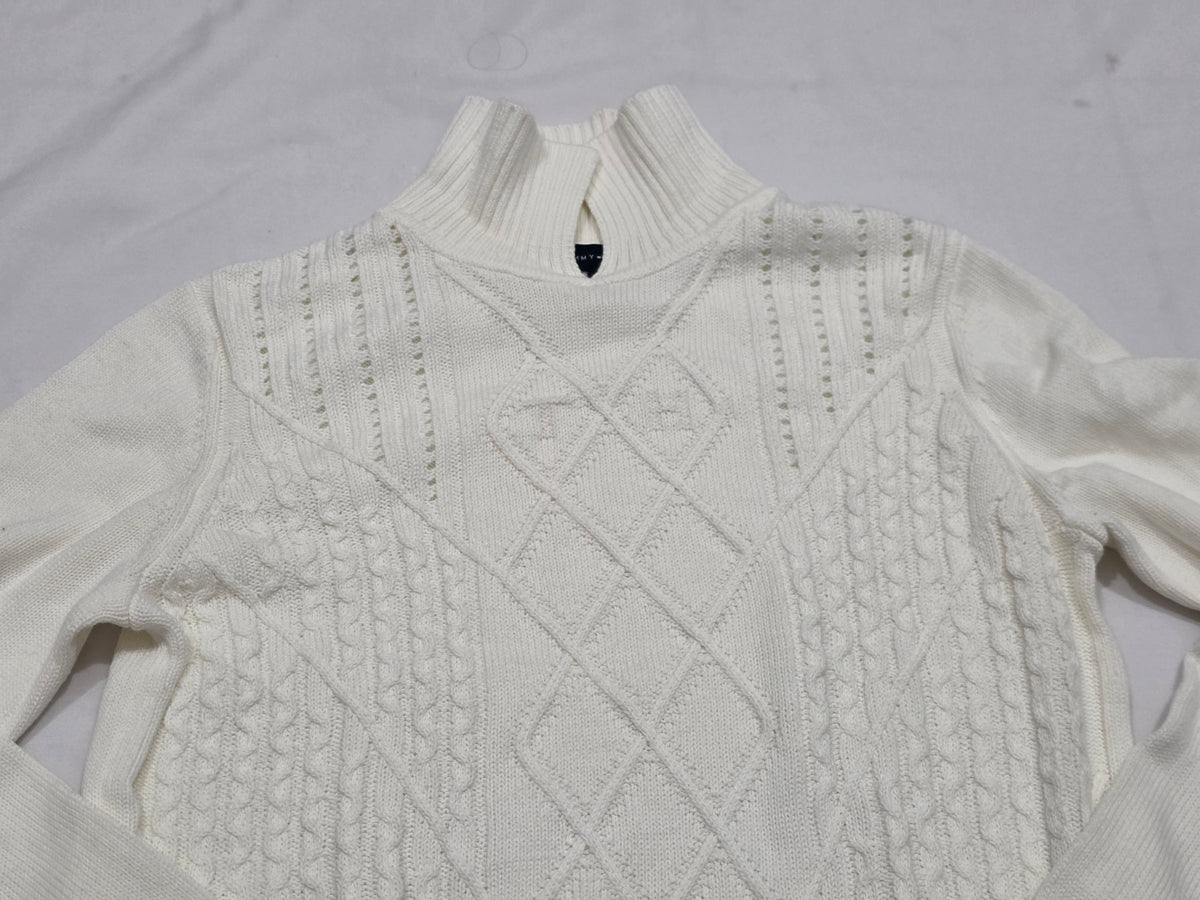 Sueter Tommy Hilfiger De Mujer Talla Chica Color Beige