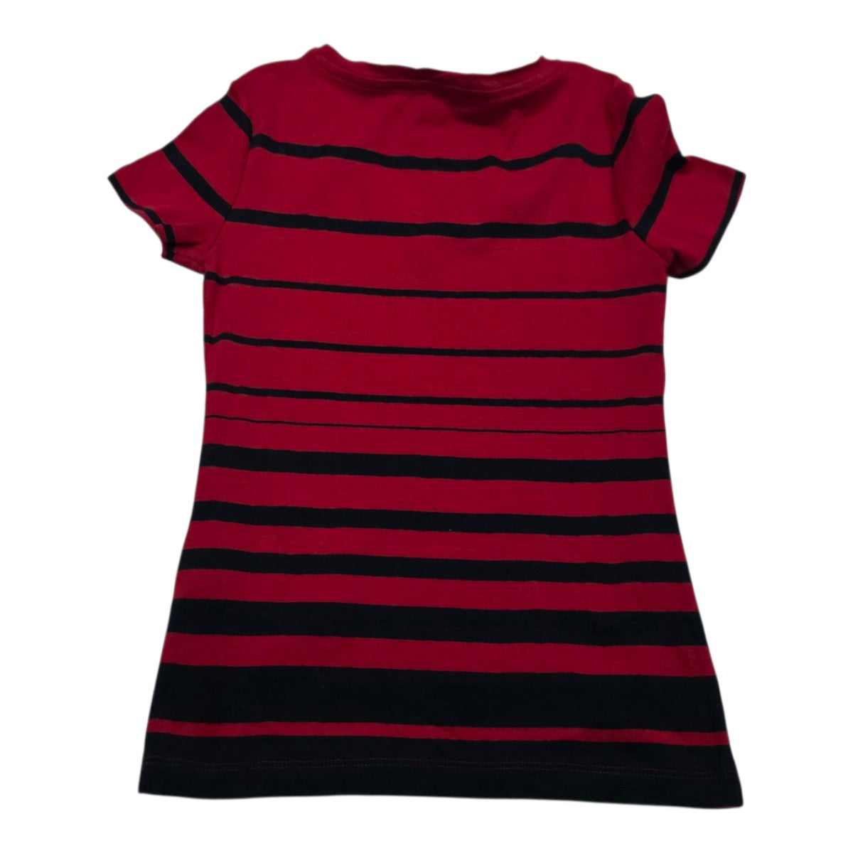 Playera Tommy Hilfiger De Mujer Talla Chica Rojo Rayado