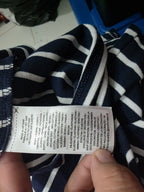 Playera Manga Larga Ralph Lauren Azul Marino Rayada Chica
