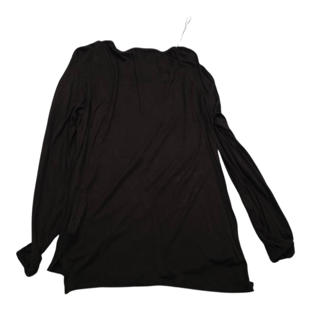 Blusa Michael Kors Cafe Manga Larga Con Cadena Talla Chica