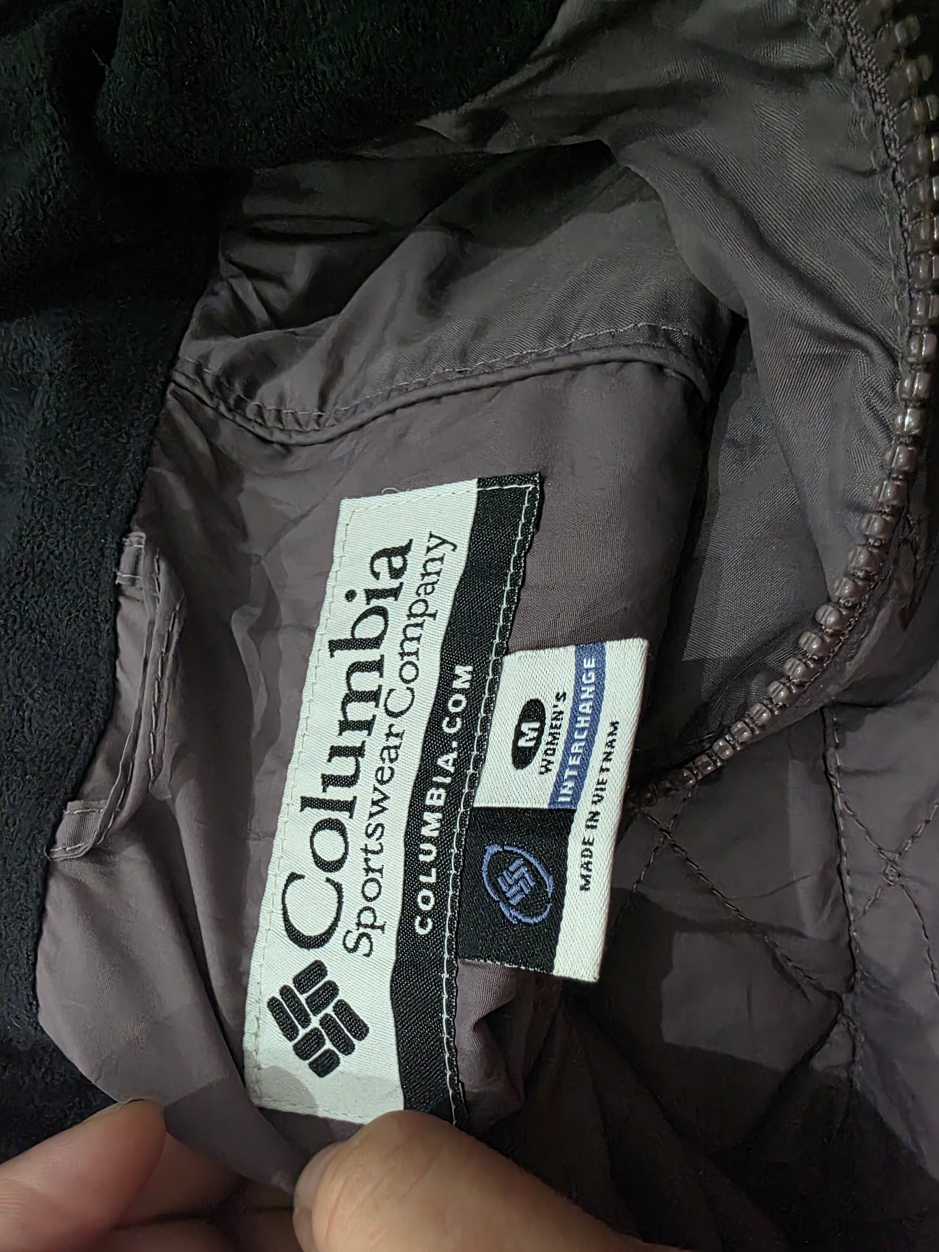Chamarra Columbia Interchange De Mujer Talla Mediana Morado