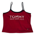 Playera Corta Tommy Hilfiger De Mujer Mediana Roja