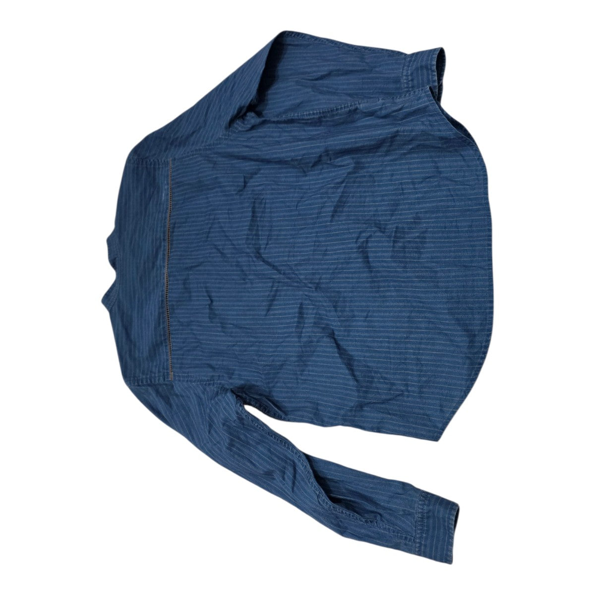 Camisa Ralph Lauren Talla 10p Azul Con Naranja