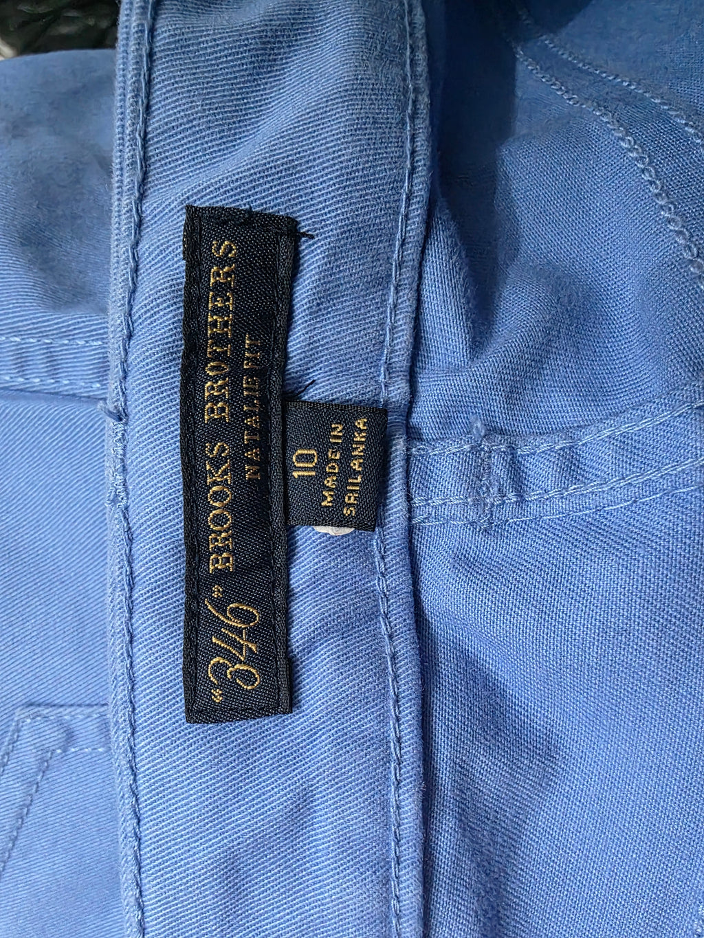 Pantalon Brooks Brothers De Mujer Talla 10 Azul Celeste