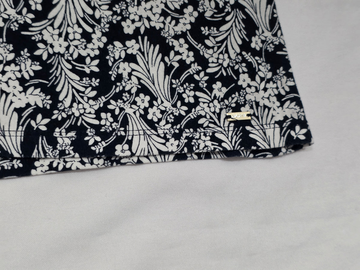 Blusa Tommy Hilfiger Amplia Floreada Mediana Manga Larga