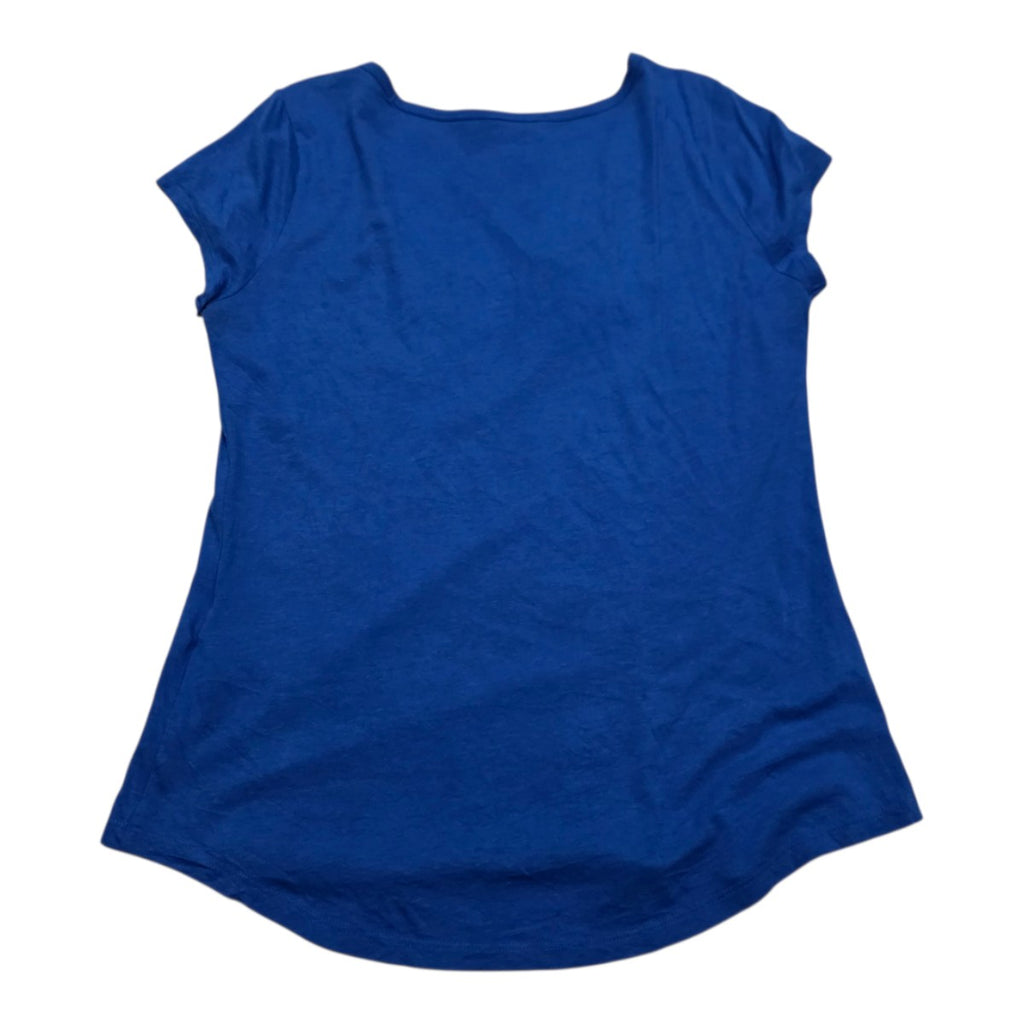 Playera Polo Ralph Lauren De Mujer Mediana Azul Poni Blanco