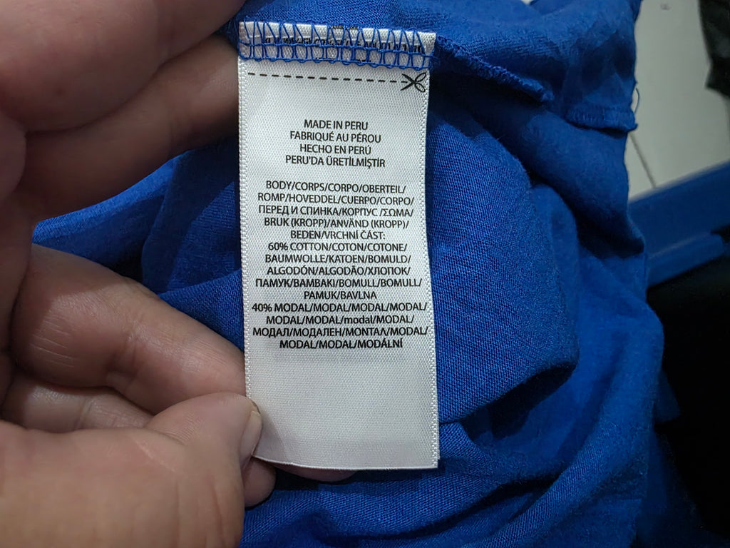 Playera Polo Ralph Lauren De Mujer Mediana Azul Poni Blanco
