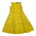 Vestido Ralph Lauren De Mujer Talla 10 Sin Mangas Amarillo