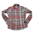 Camisa Columbia Sun Protection De Mujer Mediana Naranja/gris