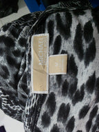 Blusa D Rayon Michael Kors D Mujer Mediana Animal Print Gris
