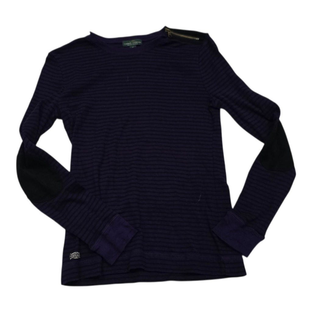 Playera Ralph Lauren Jeans De Mujer Mediana Morada/negro