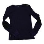 Playera Ralph Lauren Jeans De Mujer Mediana Morada/negro
