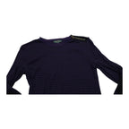 Playera Ralph Lauren Jeans De Mujer Mediana Morada/negro