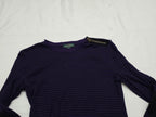 Playera Ralph Lauren Jeans De Mujer Mediana Morada/negro