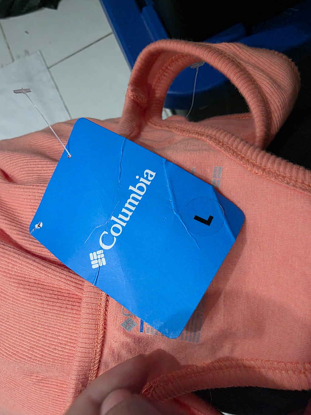 Playera Columbia Sin Mangas Grande L Color Rosa