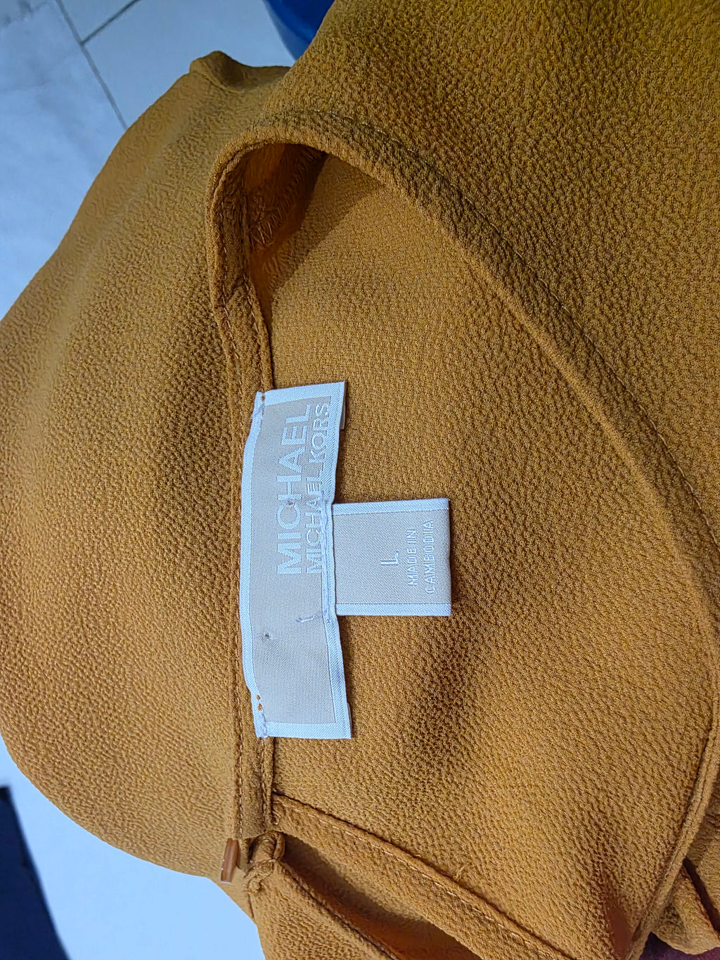 Blusas Michael Kors De Mujer Mostaza Grande L