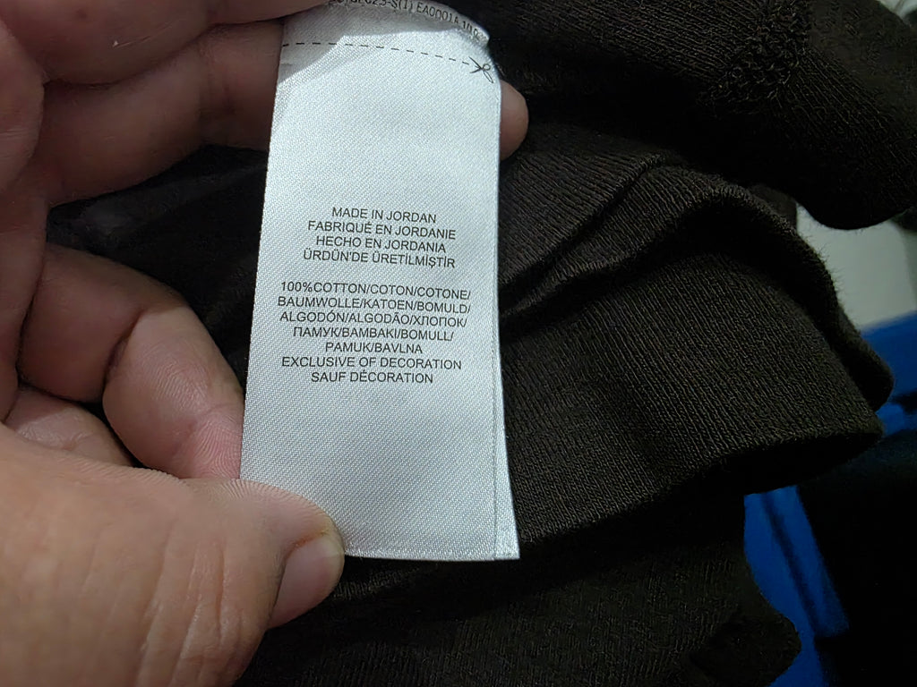 Playera Ralph Lauren Grande L Con Coderas Cafe