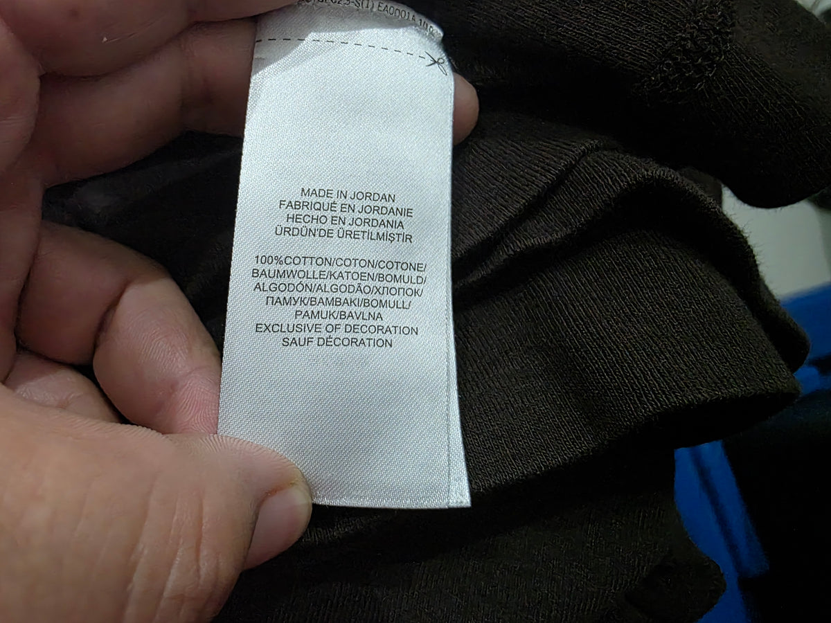 Playera Ralph Lauren Grande L Con Coderas Cafe