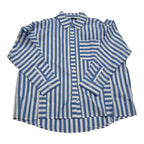 Camisa Vineyard Vines Talla 12 Azul/blanco De Lineas