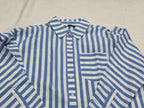 Camisa Vineyard Vines Talla 12 Azul/blanco De Lineas