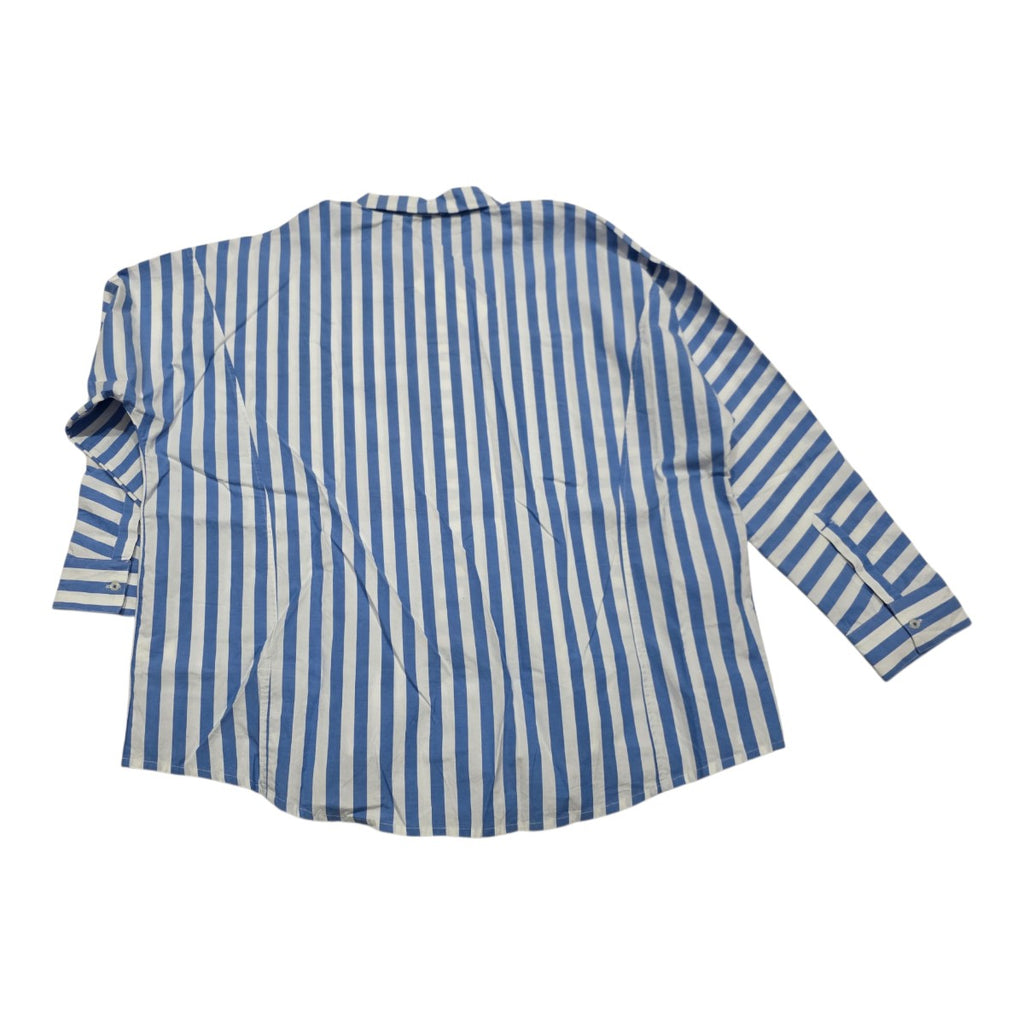 Camisa Vineyard Vines Talla 12 Azul/blanco De Lineas