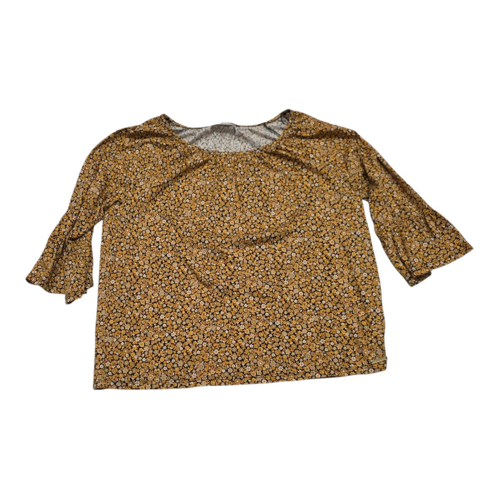 Blusa Michael Kors De Mujer Mediana Floreada Color Amarillo