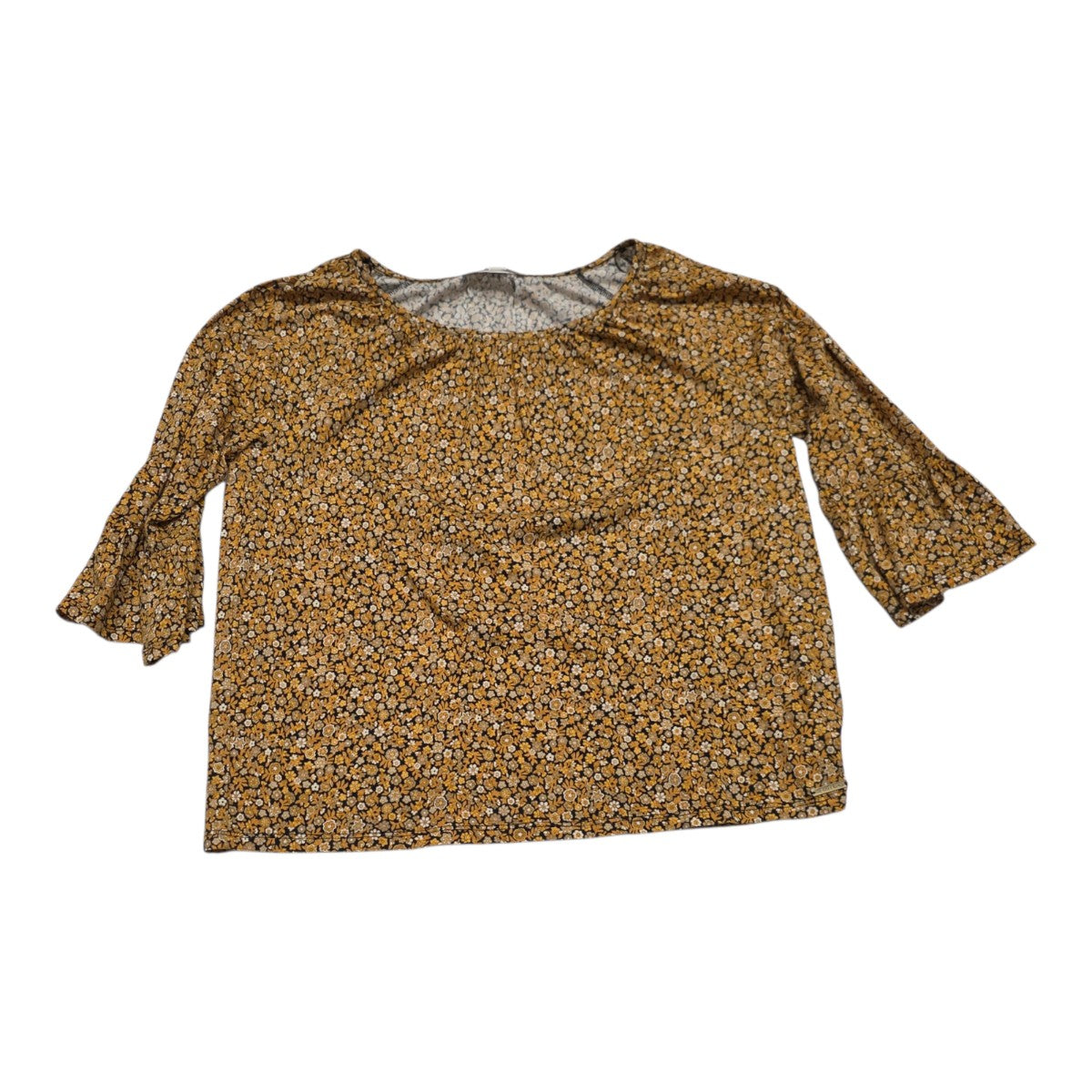 Blusa Michael Kors De Mujer Mediana Floreada Color Amarillo