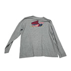 Playera Vineyard Vines De Mujer Grande Grisa Manga Larga