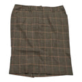 Falda Michael Kors De Mujer Talla 14 Color Cafe Cuadriculada
