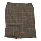 Falda Michael Kors De Mujer Talla 14 Color Cafe Cuadriculada