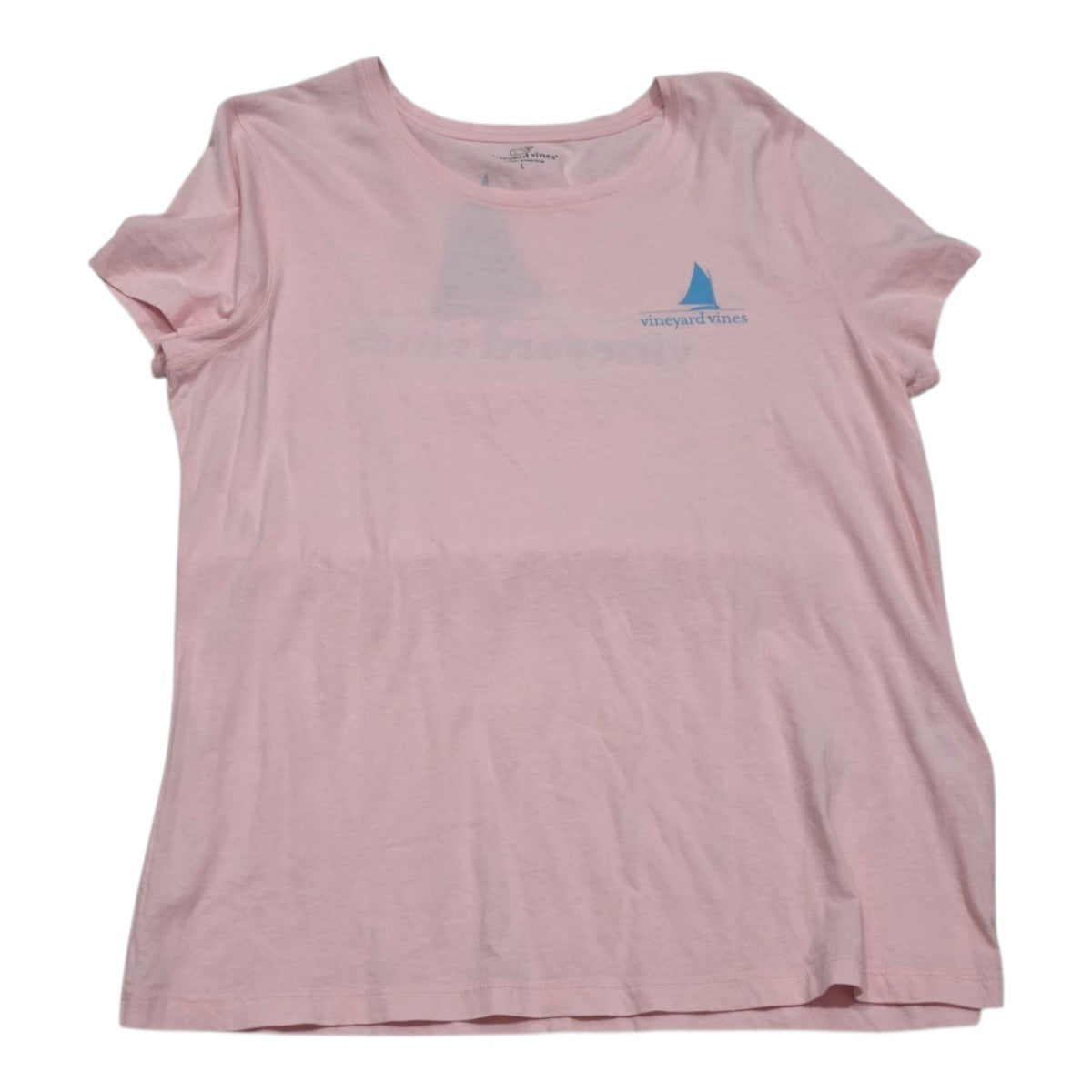 Playera Vineyard Vines Mamga Corta Rosa Claro Talla Grande