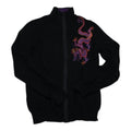Sueter Ralph Lauren Active De Mujer Negro Con Morado Grande