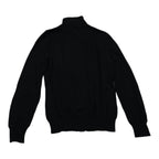 Sueter Ralph Lauren Active De Mujer Negro Con Morado Grande