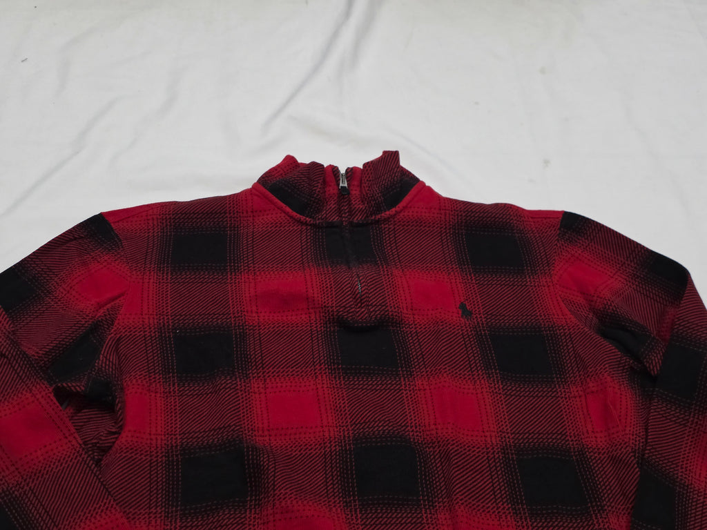 Sudadera Polo Ralph Lauren De Mujer Talla Grande Rojo/negro