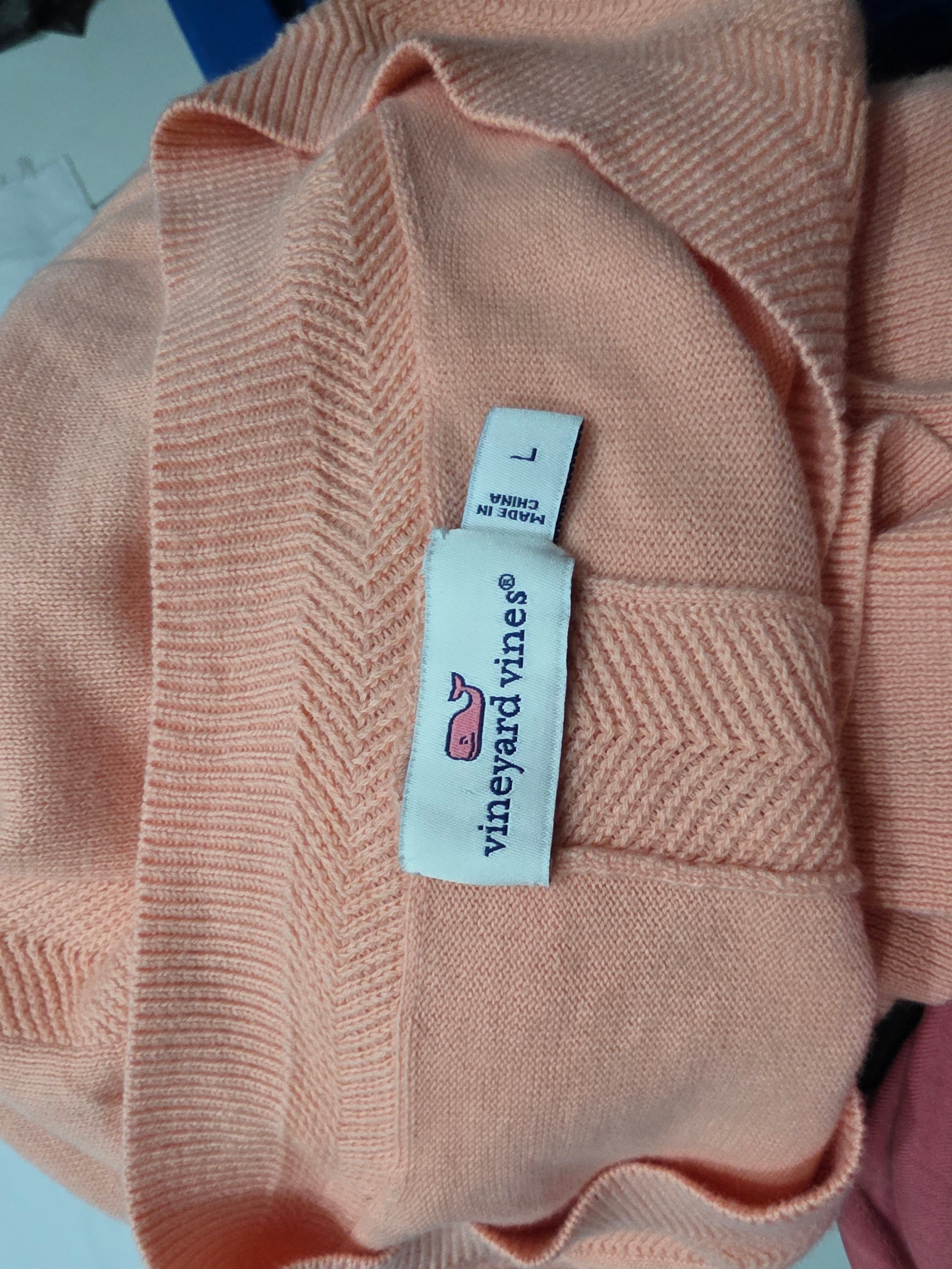 Sueter Vineyard Vines De Mujer Talla Grande Color Rosa Claro