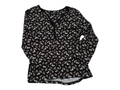 Blusa Ralph Lauren De Mujer Extra Grande Negra Floreada