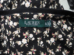 Blusa Ralph Lauren De Mujer Extra Grande Negra Floreada