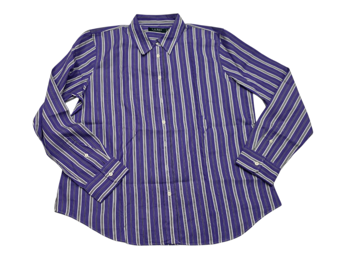 Camisa Ralph Lauren De Mujer Extra Grande Morada