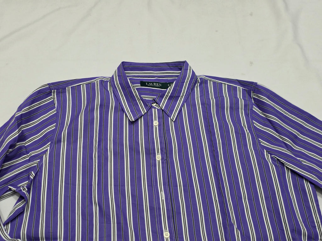 Camisa Ralph Lauren De Mujer Extra Grande Morada