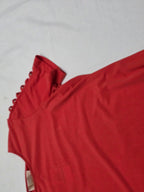 Blusa Michael Kors De Mujer Xgrande Coral Hombro Escotado