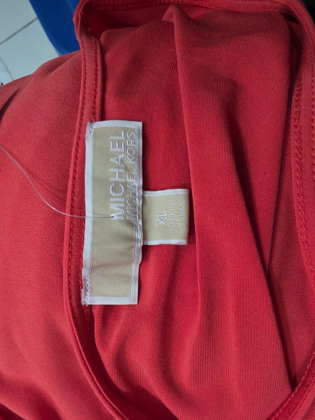 Blusa Michael Kors De Mujer Xgrande Coral Hombro Escotado