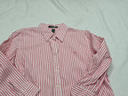 Camisa Ralph Lauren Talla 1x De Mujer Manga 3/4 Rosa Lineas