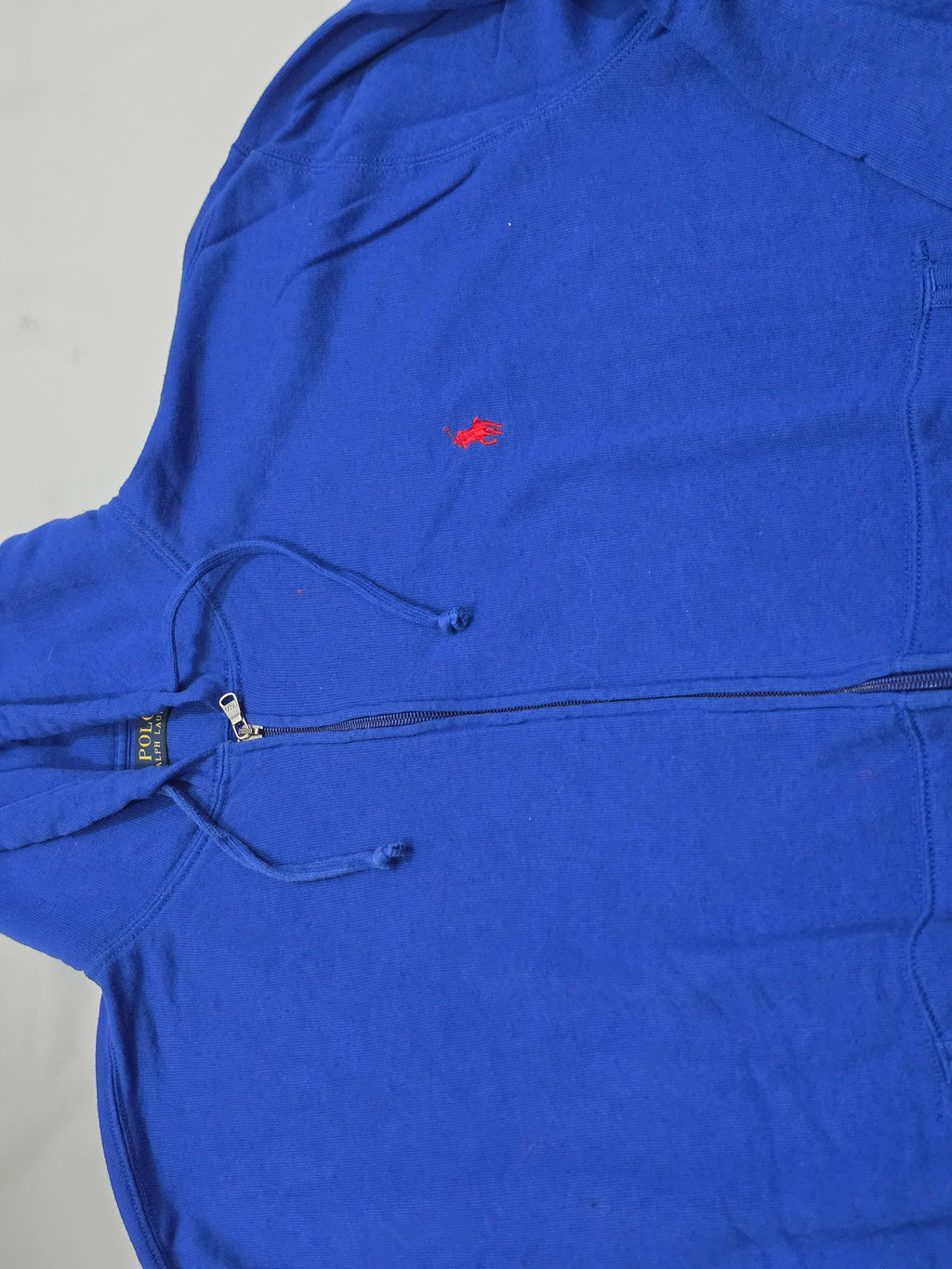 Sudadera Ralph Lauren De Mujer Talla 2xb Azul Poni Rojo